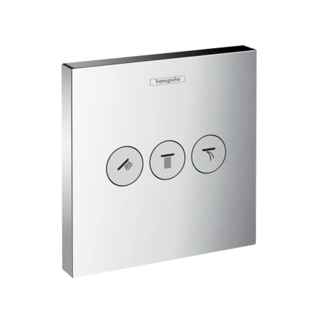 hansgrohe ShowerSelect Ventil Unterputz für 3 Verbraucher Chrom, 15764000
