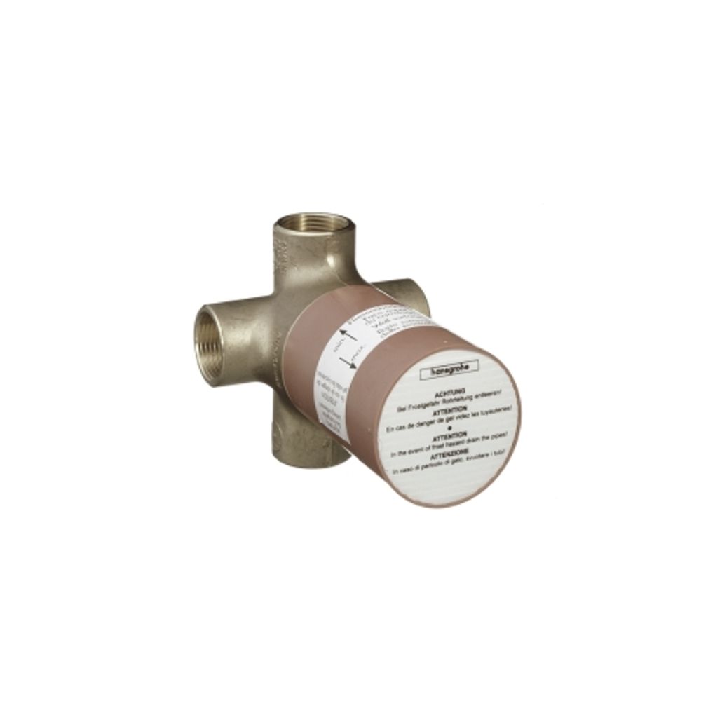 hansgrohe Grundkörper für Quattro 4-Wege Umstellventil Unterputz, 15930180