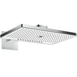 hansgrohe Rainmaker Select Kopfbrause 460 3jet mit Brausearm Weiß/Chrom, 24007400