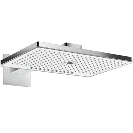hansgrohe Rainmaker Select Kopfbrause 460 3jet mit Brausearm Weiß/Chrom, 24007400