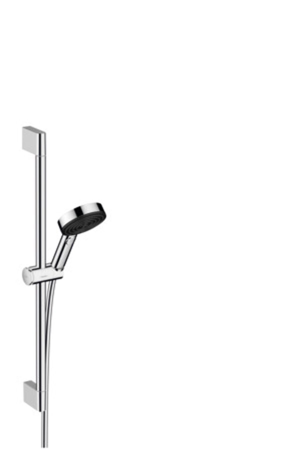 hansgrohe Pulsify Select S Brauseset 105 3jet Relaxation mit Brausestange 65 cm Chrom, 24160000