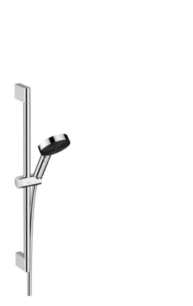 hansgrohe Pulsify Select S Brauseset 105 3jet Relaxation EcoSmart mit Brausestange 65 cm Chrom, 24161000