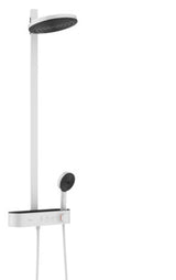 hansgrohe Pulsify S Showerpipe 260 2jet mit ShowerTablet Select 400 Mattweiß, 24240700
