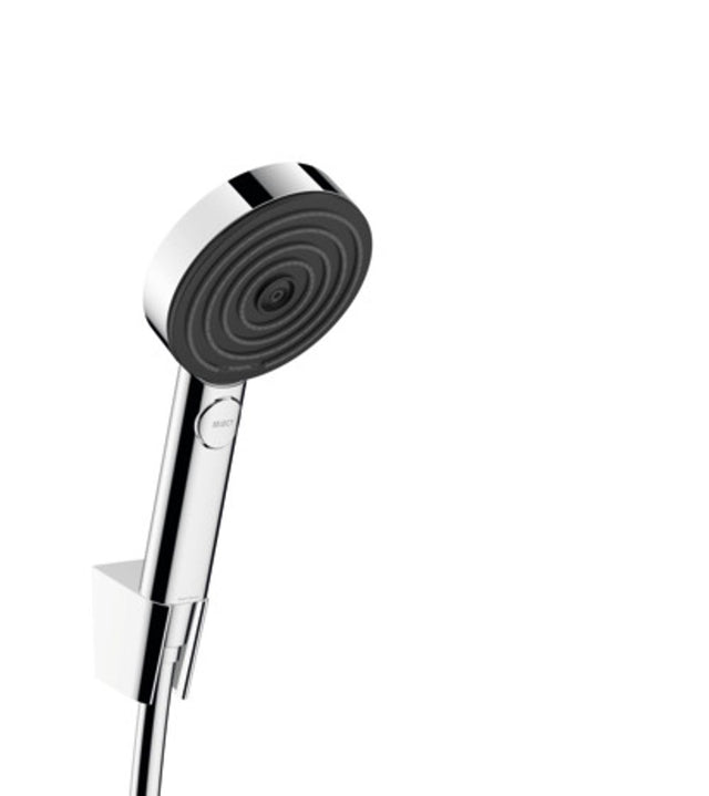 hansgrohe Pulsify Select S Brausehalterset 105 3jet Relaxation mit Brauseschlauch 125 cm Chrom, 24302000