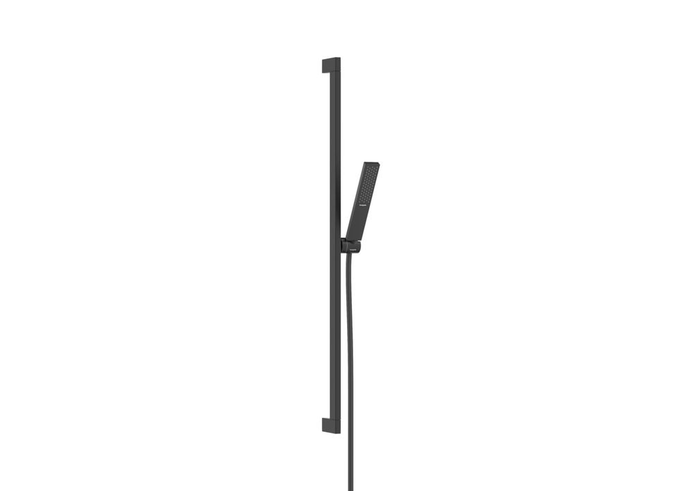 hansgrohe Pulsify E Brauseset 100 1jet EcoSmart mit Brausestange 90 cm Mattschwarz, 24380670