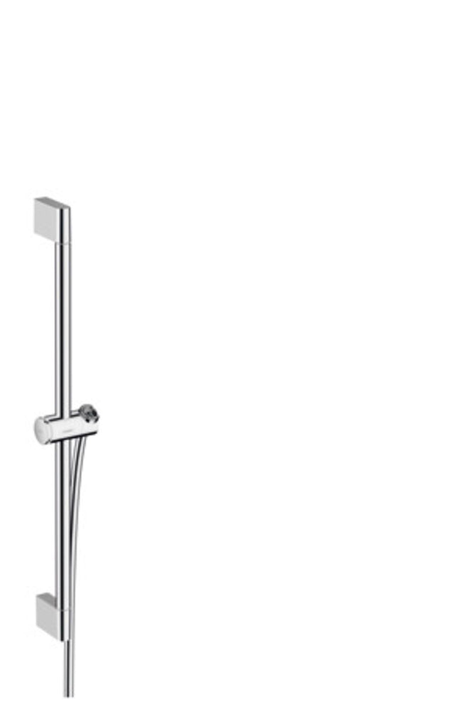 hansgrohe Unica Brausestange Pulsify S 65 cm mit Push Handbrausehalter und Isiflex Brauseschlauch 160 Chrom, 24400000