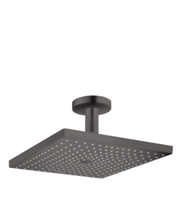 hansgrohe Raindance E Kopfbrause 300 1jet mit Deckenanschluss Brushed Black Chrome, 26250340