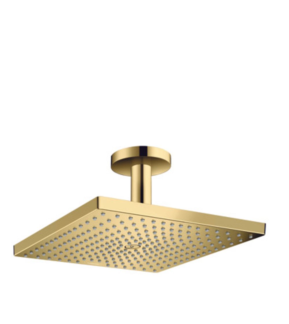 hansgrohe Raindance E Kopfbrause 300 1jet mit Deckenanschluss Polished Gold Optic, 26250990