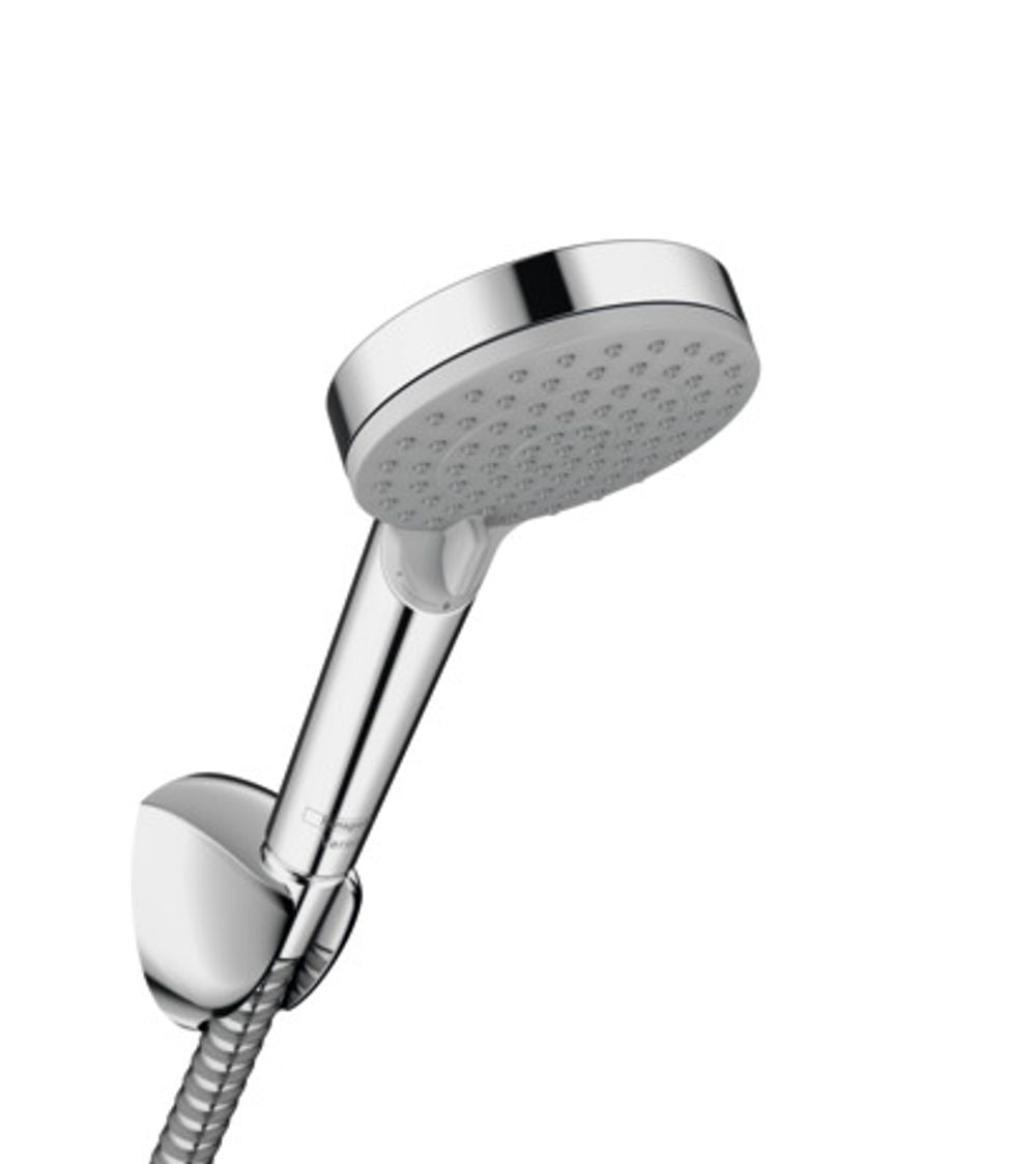 hansgrohe Vernis Blend Brausehalterset 100 Vario EcoSmart mit Brauseschlauch 160 cm Chrom, 26278000
