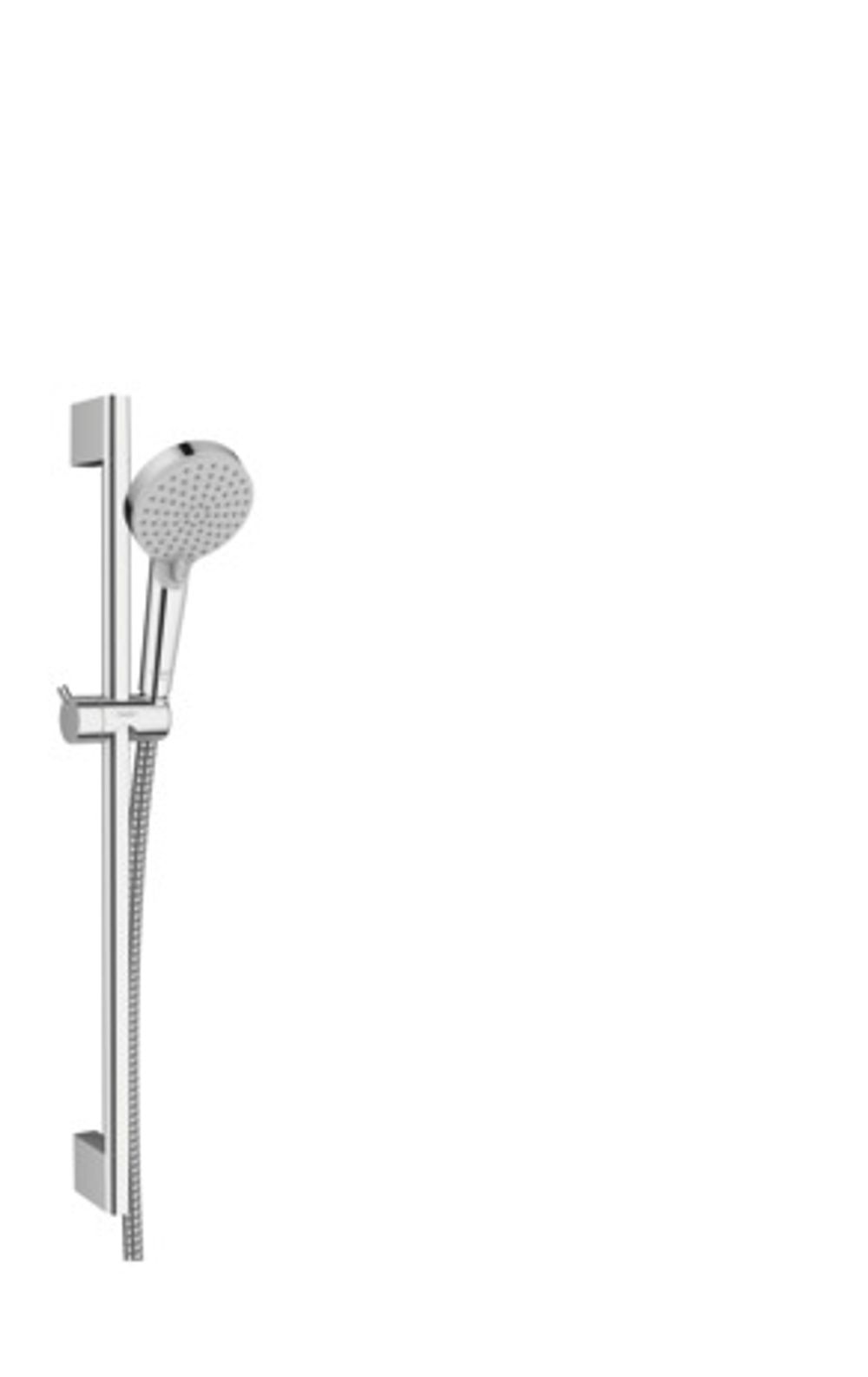 hansgrohe Vernis Blend Brauseset 100 Vario EcoSmart mit Brausestange Crometta 65 cm Chrom, 26279000