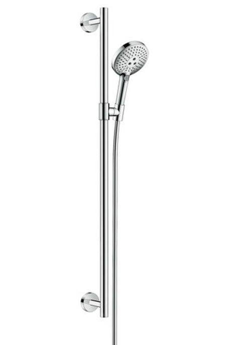 hansgrohe Raindance Select S Brauseset 120 3jet EcoSmart 9 l/min mit Brausestange 90 cm Chrom, 26323000