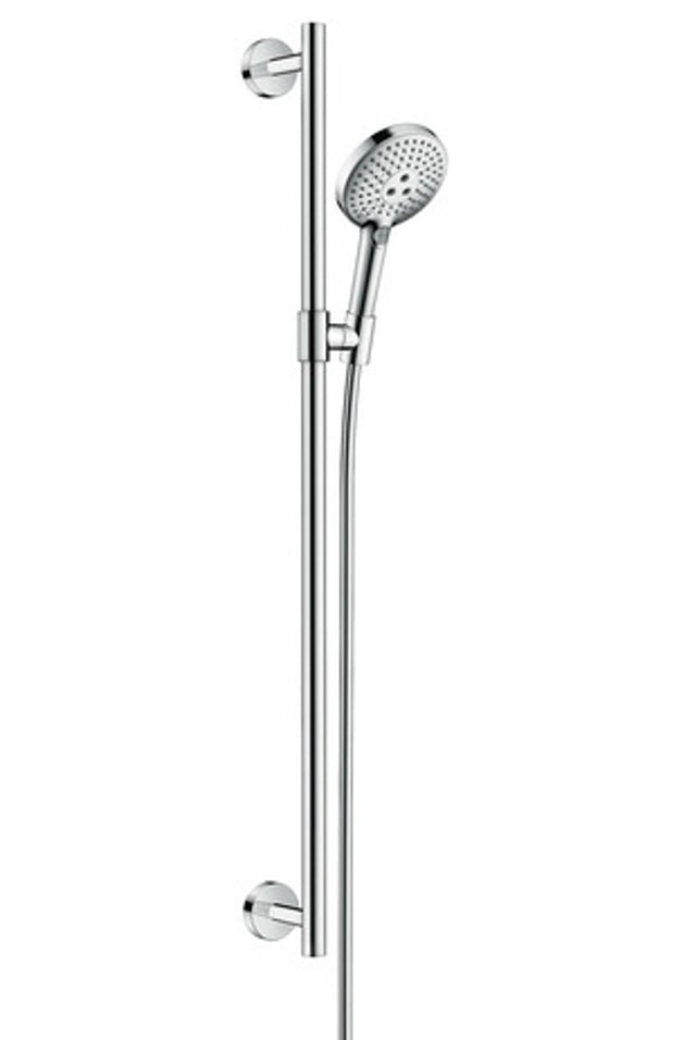 hansgrohe Raindance Select S Brauseset 120 3jet EcoSmart 9 l/min mit Brausestange 90 cm Chrom, 26323000