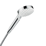 hansgrohe Crometta Handbrause 100 Vario Green 6 l/min Weiß/Chrom, 26336400