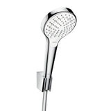 hansgrohe Croma Select S Brausehalterset 110 Vario mit Brauseschlauch 125 cm Weiß/Chrom, 26421400