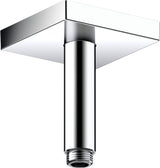 AXOR ShowerSolutions Deckenanschluss 100 mm eckig Brushed Black Chrome, 26437340