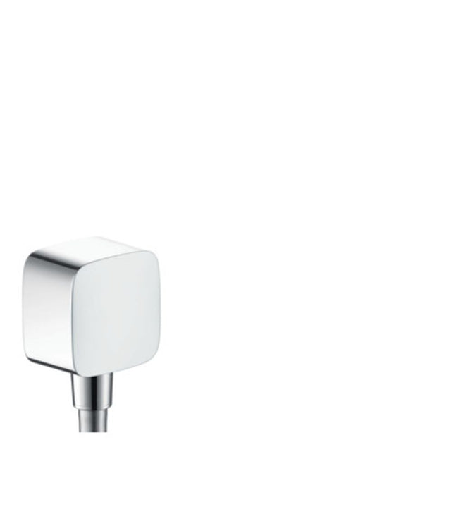 hansgrohe FixFit Wandanschluss mit Rückflussverhinderer Chrom, 26457000