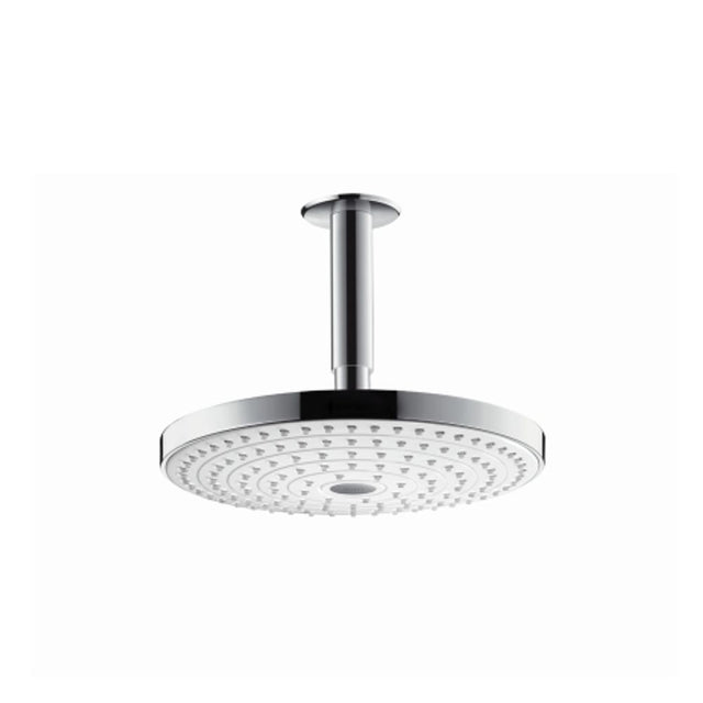 hansgrohe Raindance Select S Kopfbrause 240 2jet mit Deckenanschluss Weiß/Chrom, 26467400