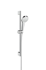 hansgrohe Croma Select S Brauseset 110 Multi mit Brausestange 65 cm Weiß/Chrom, 26560400