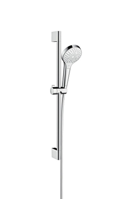 hansgrohe Croma Select S Brauseset 110 Multi mit Brausestange 65 cm Weiß/Chrom, 26560400