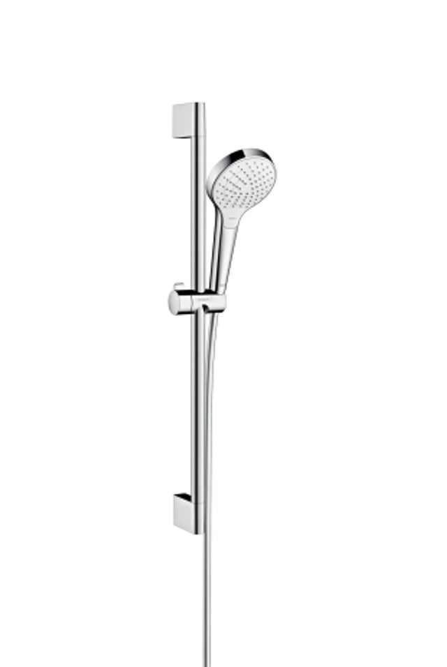 hansgrohe Croma Select S Brauseset 110 Vario mit Brausestange 65 cm Weiß/Chrom, 26562400