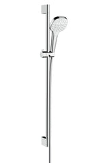 hansgrohe Croma Select E Brauseset 110 1jet mit Brausestange 90 cm Weiß/Chrom, 26594400