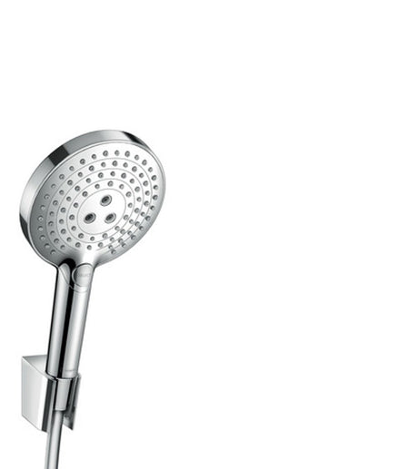 hansgrohe Raindance Select S Brausehalterset 120 3jet mit Brauseschlauch 125 cm Chrom, 26701000