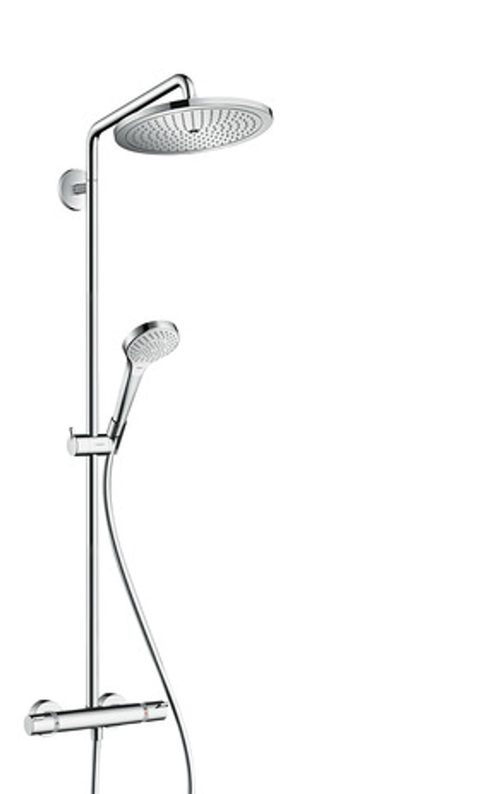 hansgrohe Croma Select S Showerpipe 280 1jet mit Thermostat Chrom, 26790000