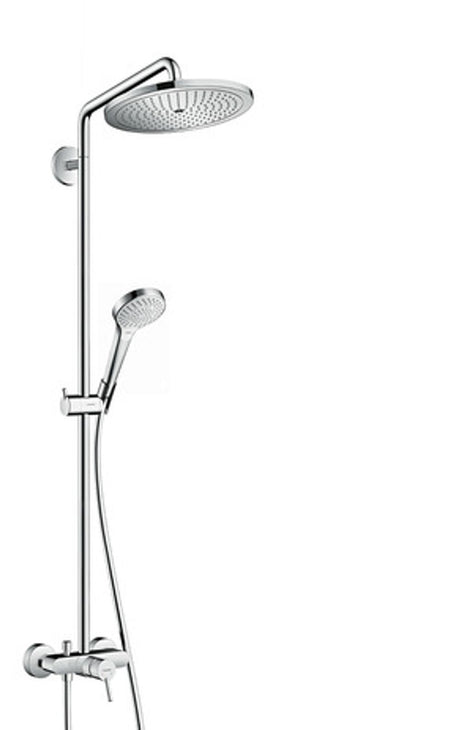hansgrohe Croma Select S Showerpipe 280 1jet mit Einhebelmischer Chrom, 26791000