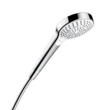 hansgrohe Croma Select S Handbrause 110 Multi EcoSmart 9 l/min Weiß/Chrom, 26801400