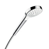 hansgrohe Croma Select S Handbrause 110 Vario EcoSmart 9 l/min Weiß/Chrom, 26803400