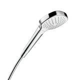 hansgrohe Croma Select E Handbrause 110 Vario EcoSmart 9 l/min Weiß/Chrom, 26813400