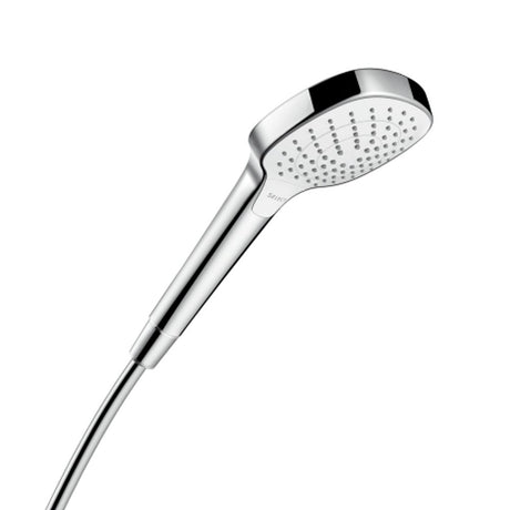 hansgrohe Croma Select E Handbrause 110 Vario EcoSmart 9 l/min Weiß/Chrom, 26813400