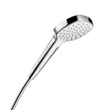 hansgrohe Croma E Handbrause 110 1jet EcoSmart 9 l/min Weiß/Chrom, 26815400