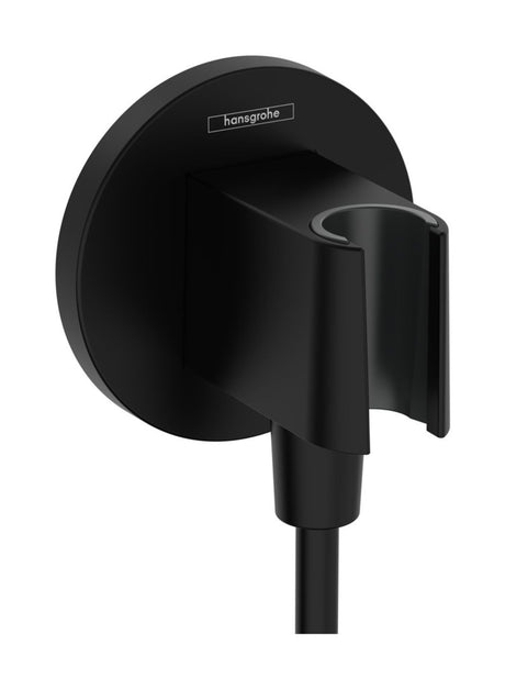 hansgrohe FixFit S Wandanschluss mit Brausehalter Mattschwarz, 26888670