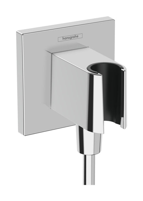 hansgrohe FixFit E Wandanschluss mit Brausehalter Chrom, 26889000