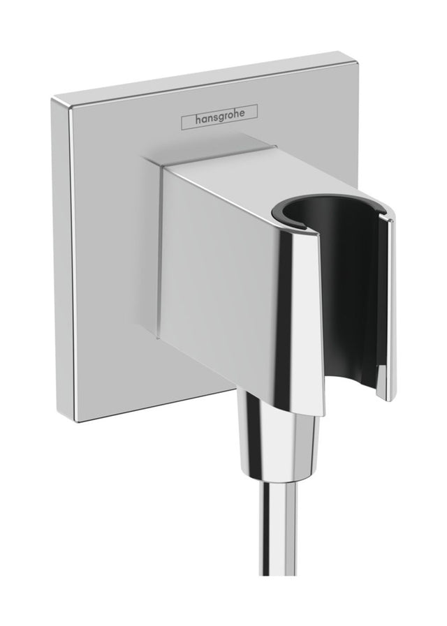 hansgrohe FixFit E Wandanschluss mit Brausehalter Chrom, 26889000