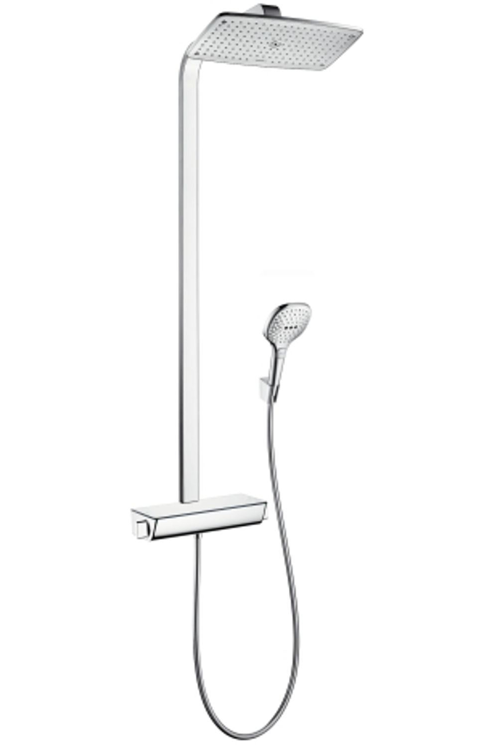 hansgrohe Raindance E Showerpipe 360 1jet mit Thermostat Chrom, 27112000