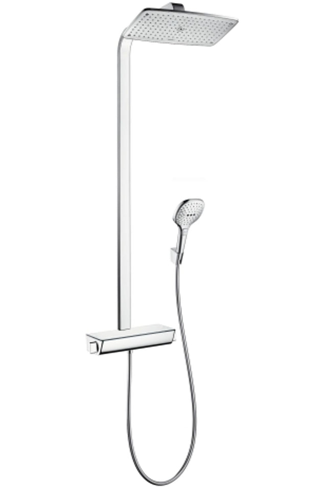 hansgrohe Raindance E Showerpipe 360 1jet mit Thermostat Chrom, 27112000