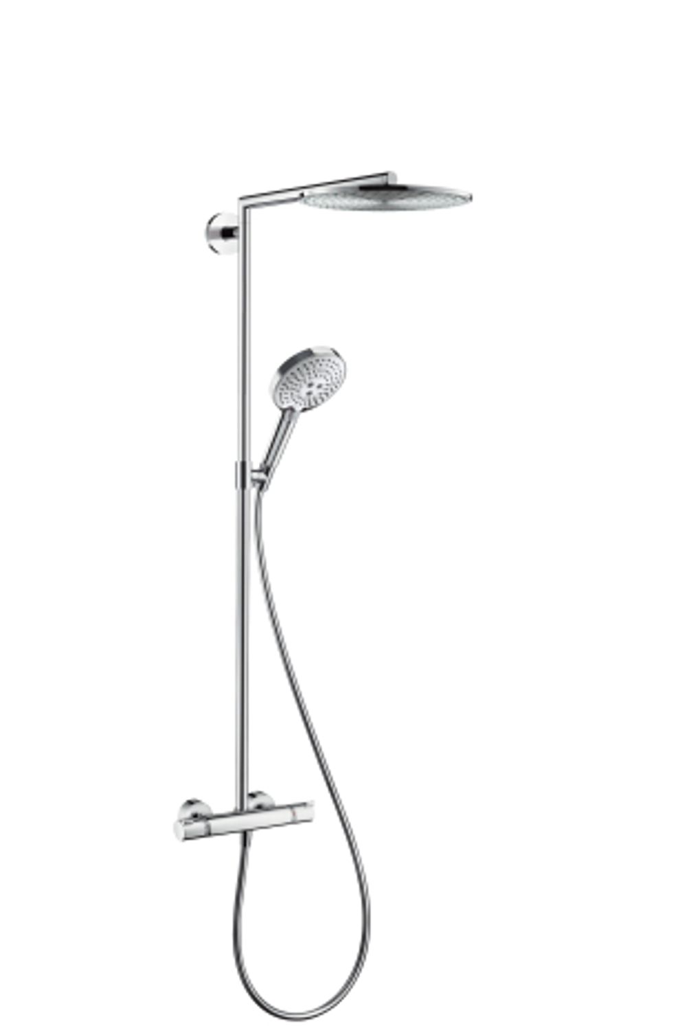 hansgrohe Raindance S Showerpipe 300 1jet mit Thermostat Chrom, 27114000