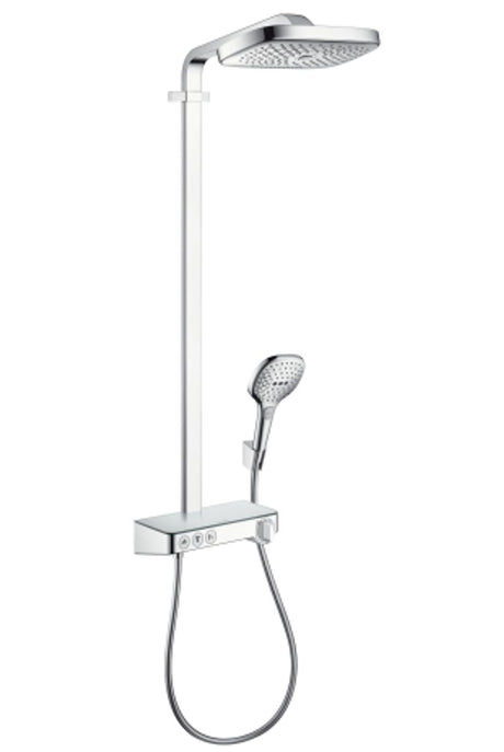 hansgrohe Raindance Select E Showerpipe 300 3jet mit ShowerTablet Chrom, 27127000