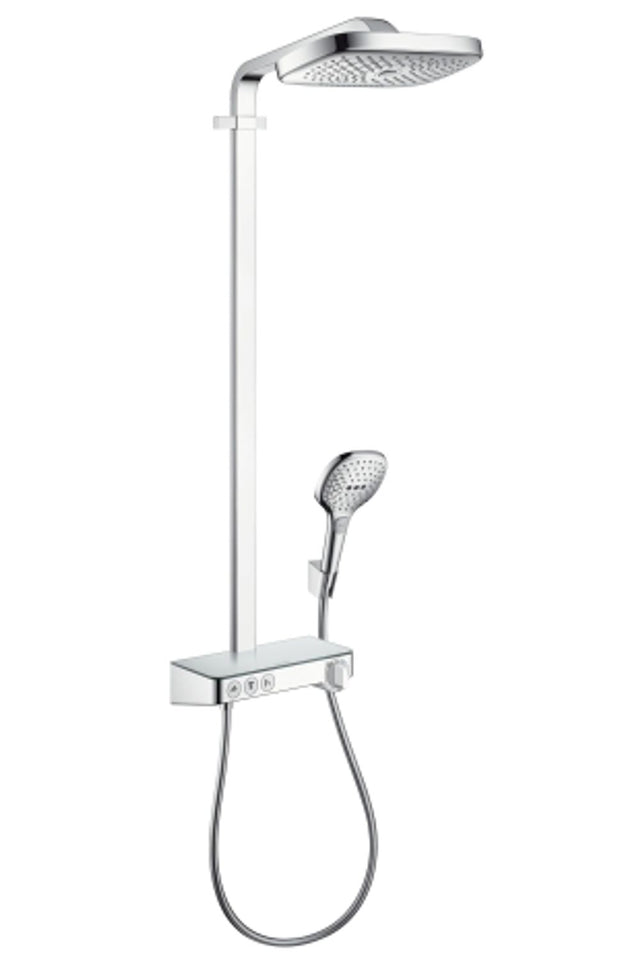 hansgrohe Raindance Select E Showerpipe 300 3jet mit ShowerTablet Chrom, 27127000