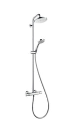 hansgrohe Croma Showerpipe 220 1jet mit Thermostat Chrom, 27185000