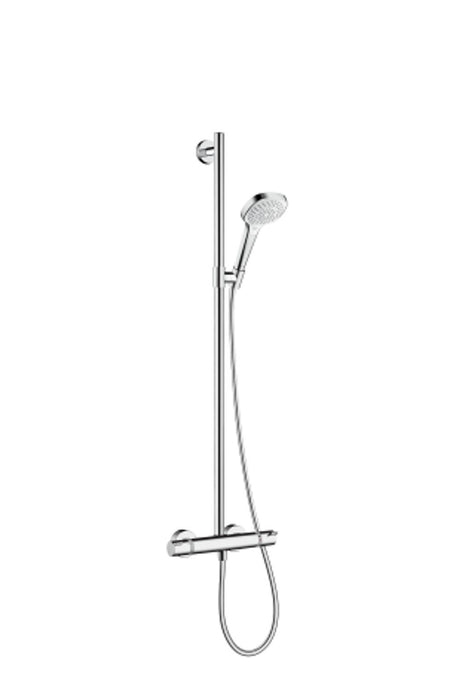 hansgrohe Croma Select E SemiPipe 110 Multi mit Thermostat Weiß/Chrom, 27248400