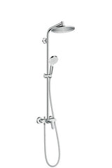 hansgrohe Crometta S Showerpipe 240 1jet mit Einhebelmischer Chrom, 27269000
