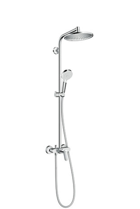 hansgrohe Crometta S Showerpipe 240 1jet mit Einhebelmischer Chrom, 27269000