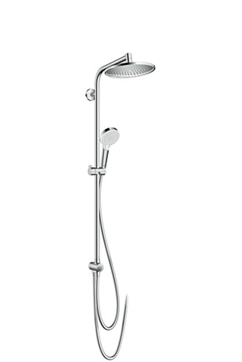 hansgrohe Crometta S Showerpipe 240 1jet EcoSmart 9 l/min Reno Chrom, 27270000