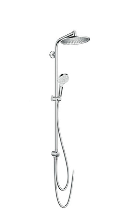 hansgrohe Crometta S Showerpipe 240 1jet EcoSmart 9 l/min Reno Chrom, 27270000