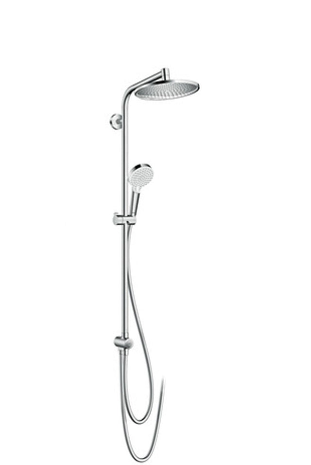 hansgrohe Crometta S Showerpipe 240 1jet EcoSmart 9 l/min Reno Chrom, 27270000