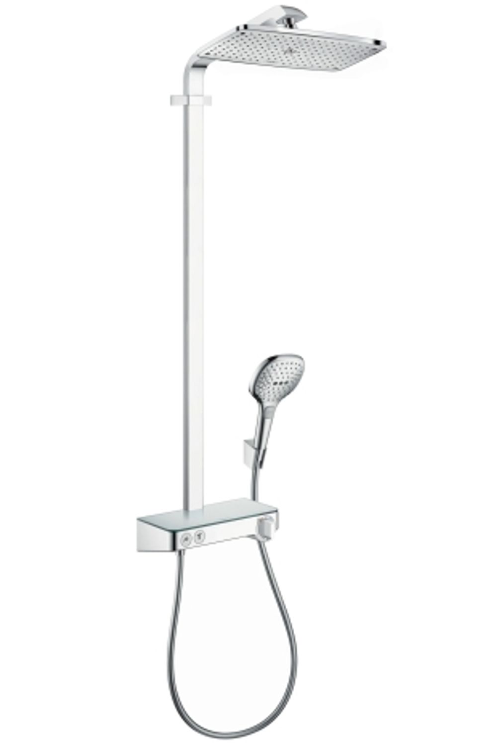 hansgrohe Raindance E Showerpipe 360 1jet mit ShowerTablet Select 300 Chrom, 27288000