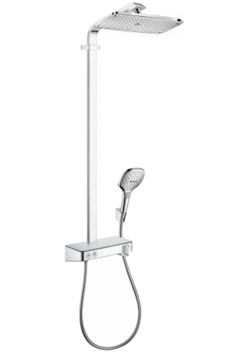 hansgrohe Raindance E Showerpipe 360 1jet mit ShowerTablet Select 300 Chrom, 27288000
